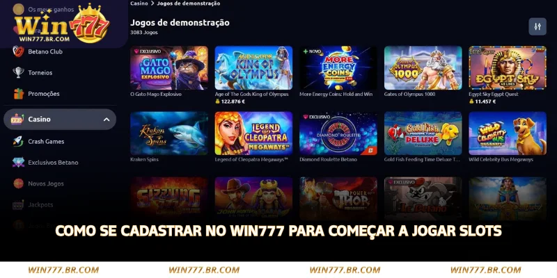Como Jogar Slots no WIN777 – Guia para Iniciantes 2 após ativar a conta, faça login e comece a jogar slots