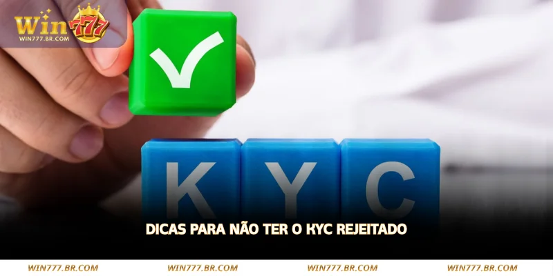 Verificação de Conta KYC no WIN777 – O Que Enviar 3 evite enviar arquivos borrados ou com baixa qualidade