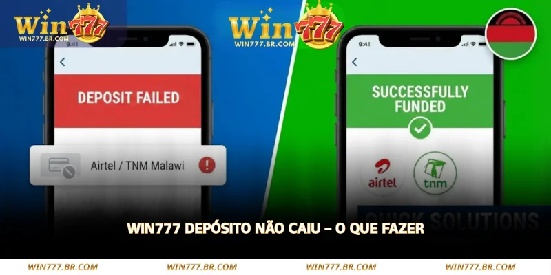 win777 depósito não caiu
